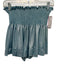 Queen of Sparkles Size XS Blue & Silver Polyester & Spandex Metallic Dots Shorts Blue & Silver / XS