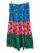 Kate Spade Size 12 Blue, Pink, Green Cotton Blend Maxi Fruit Maxi Side Zip Skirt Blue, Pink, Green / 12