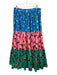 Kate Spade Size 12 Blue, Pink, Green Cotton Blend Maxi Fruit Maxi Side Zip Skirt Blue, Pink, Green / 12