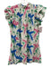 Oliphant Size Est S White, Pink & Blue Cotton Flora & Fauna Bird Print Dress White, Pink & Blue / Est S