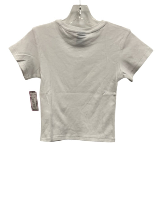 Realisation Size XXS White & Multi Cotton Graphic Short Sleeve Baby T Shirt Top White & Multi / XXS