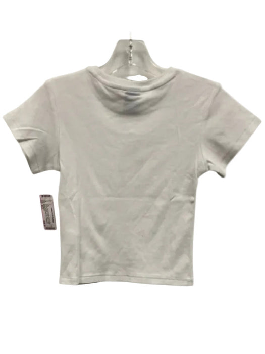 Realisation Size XXS White & Multi Cotton Graphic Short Sleeve Baby T Shirt Top White & Multi / XXS