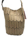 Bao Bao Issey Miyake Beige & Black PVC Shoulder Strap Geometric Folding Bag Beige & Black / S