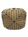 Bao Bao Issey Miyake Beige & Black PVC Shoulder Strap Geometric Folding Bag Beige & Black / S