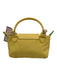 Longchamp Yellow Nylon & Leather Crossbody Strap hand bag Bag Yellow / XS