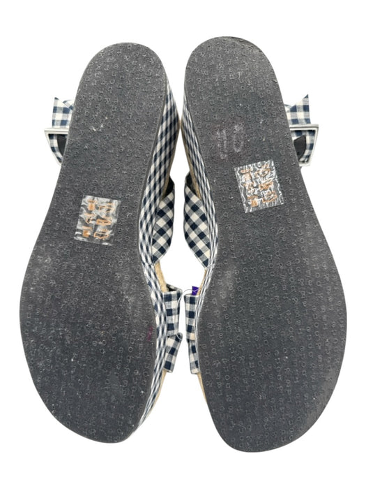 Rag & Bone Shoe Size 40 Navy & white Leather & Textile open toe Espadrille Navy & white / 40