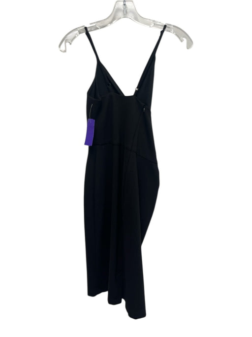 Chloe Kristyn Size Small Black Rayon Blend Spaghetti Strap Cut Out Dress Black / Small