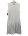 Truly 4 You Size Medium White Cotton Sleeveless Eyelet Button Front Midi Dress White / Medium