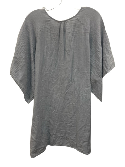 Stark X Size XS Baby Blue Cotton Split Sleeve Gauze Dress Baby Blue / XS
