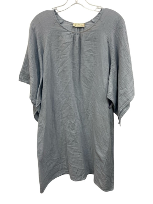 Stark X Size XS Baby Blue Cotton Split Sleeve Gauze Dress Baby Blue / XS