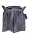 Tibi Size xs/2 Blue & White Viscose Spaghetti Strap Variegated Stripes Short Set Blue & White / xs/2