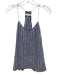 Tibi Size xs/2 Blue & White Viscose Spaghetti Strap Variegated Stripes Short Set Blue & White / xs/2