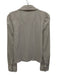 Veronica Beard Size Medium White Cotton Blend Long Sleeve Ribbed Half Button Top White / Medium