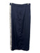 Sunday in Brooklyn Size Small Navy & white High Rise Striped Satin Maxi Skirt Navy & white / Small