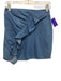 Karina Grimaldi Size XS Medium Wash Cotton Denim High Rise Ruffles Skirt Medium Wash / XS