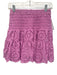 Cartolina Size XS Purple Pink Cotton Elastic Waistband Eyelet Mini Skirt Purple Pink / XS