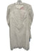 Lilly Pulitzer Size 8 White Nylon Blend Floral Lace Overlay Long Sleeve Dress White / 8