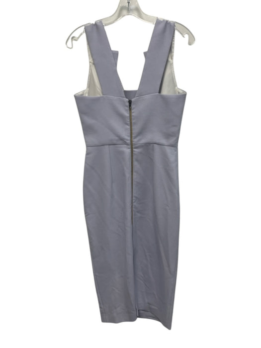 Roland Mouret Archive Size 6 Lilac Purple Polyester Blend Sleeveless Dress Lilac Purple / 6