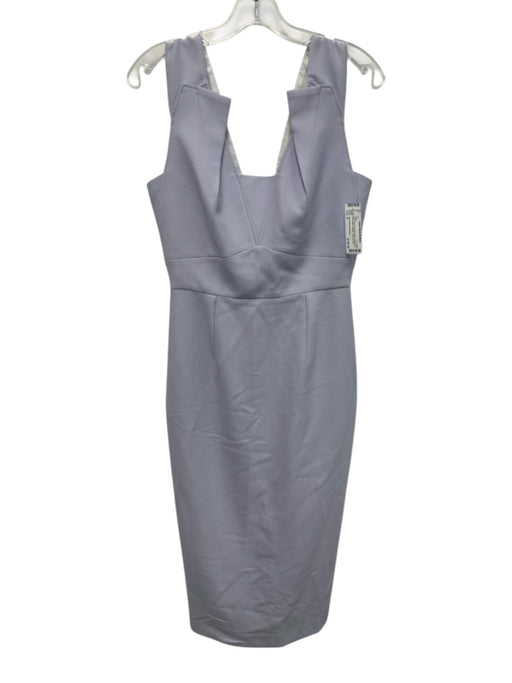 Roland Mouret Archive Size 6 Lilac Purple Polyester Blend Sleeveless Dress Lilac Purple / 6