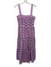 Silka Size S Purple, Green & Pink No Fabric Tag Sleeveless Geometric Dress Purple, Green & Pink / S