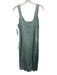 Cami NYC Size XS Aqua Blue No Fabric Tag Sleeveless Satin Button Front Dress Aqua Blue / XS