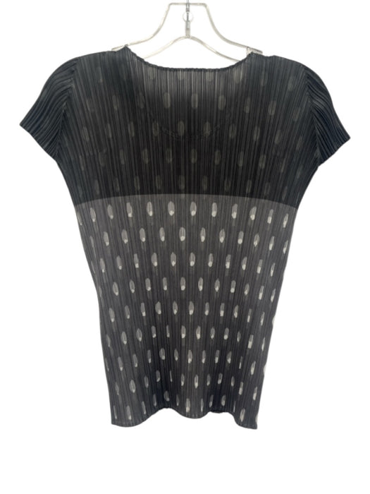 PLEATS PLEASE ISSEY MIYAKE Size 4 Green Gray Polyester Accordion Pleats Top Green Gray / 4