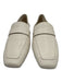 M. Gemi Shoe Size 39.5 Cream White Leather Upper Slip On Top Strap Flat Loafers Cream White / 39.5