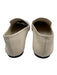 M. Gemi Shoe Size 39.5 Cream White Leather Upper Slip On Top Strap Flat Loafers Cream White / 39.5
