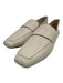 M. Gemi Shoe Size 39.5 Cream White Leather Upper Slip On Top Strap Flat Loafers Cream White / 39.5
