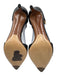 Ralph Lauren Purple Shoe Size 38 Black Leather Upper Ankle Buckle D'orsay Pumps Black / 38