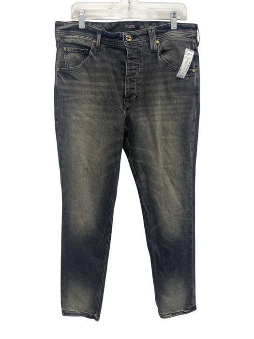 Vayder Size 33 Faded Black Cotton Washed Jean Men's Pants Faded Black / 33