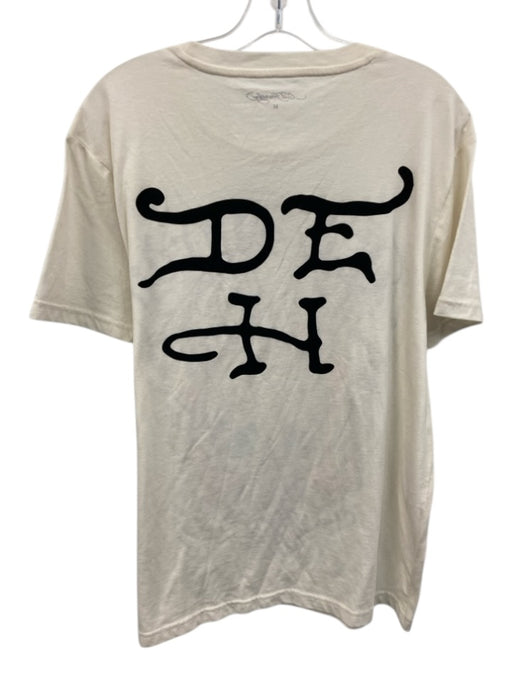 Ed Hardy Size Medium Cream, Orange, Yellow, Red, Green Cotton Blend Skull Top Cream, Orange, Yellow, Red, Green / Medium