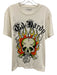 Ed Hardy Size Medium Cream, Orange, Yellow, Red, Green Cotton Blend Skull Top Cream, Orange, Yellow, Red, Green / Medium