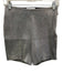 Area Size Small Iridescent Silver Cotton Blend Side Zip Shimmer High Rise Shorts Iridescent Silver / Small