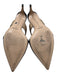 Giorgio Armani Shoe Size 39.5 Black & Beige Leather Patent Leather Satin Pumps Black & Beige / 39.5