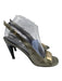 Bottega Veneta Shoe Size 8.5 Metallic Green Leather Gold hardware Woven Pumps Metallic Green / 8.5