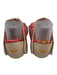 Vibram Shoe Size 8 Pink, Green, Beige Textile Round Toe Abstract Print Sandals Pink, Green, Beige / 8