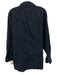 Rag & Bone Size L Navy Blue Cotton Long Sleeve Embroidered Paisley Floral Top Navy Blue / L