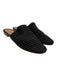 Jenni Kayne Shoe Size 39 Black textile upper Woven Round Almond Toe Flat Mules Black / 39
