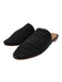 Jenni Kayne Shoe Size 39 Black textile upper Woven Round Almond Toe Flat Mules Black / 39