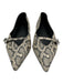 Rebecca Minkoff Shoe Size 7.5 Cream Beige & Black Leather Upper Pump Flats Cream Beige & Black / 7.5