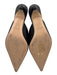 Maeve Shoe Size 38 Black & Gold Leather Upper Metallic Detail Heart Mules Black & Gold / 38