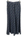 Ralph Lauren Blue Size 8 Blue & Cream Beige Rayon Geometric Circles Maxi Skirt Blue & Cream Beige / 8