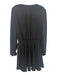 Anna Cate Size XS Black Polyester Long Balloon Sleeve Elastic Waistband Dress Black / XS
