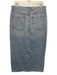 Etica Size 29 Light Wash Cotton Denim High Rise Paneled Side Slit Maxi Skirt Light Wash / 29