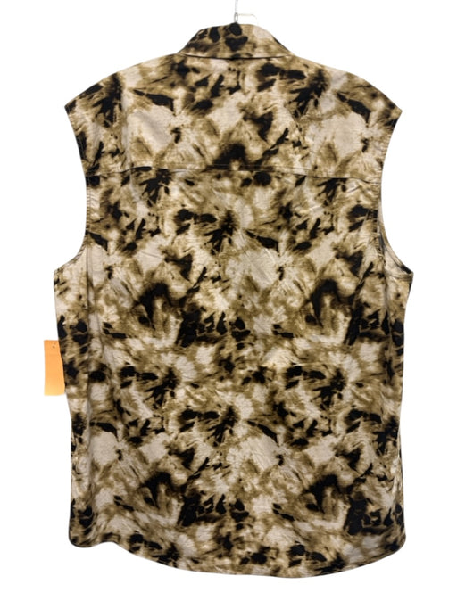 Samsoe Samsoe Size XS Brown, Black, White Cotton Blend Sleeveless Top Brown, Black, White / XS