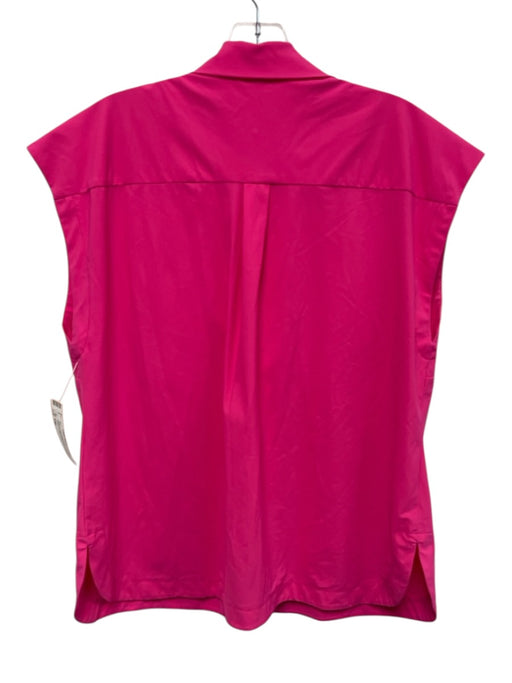 Indies Size T40 Hot pink Polyamide Blend Ruffle Cap Sleeve Ruffles Top Hot pink / T40
