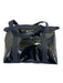 3.1 Phillip Lim Black & Navy Blue Canvas Patent Pocket Tote Bag Black & Navy Blue / Large