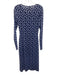 Baum und Pferdgarten Size S Blue & Purple Polyester Mesh Heart Print Dress Blue & Purple / S