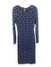 Baum und Pferdgarten Size S Blue & Purple Polyester Mesh Heart Print Dress Blue & Purple / S